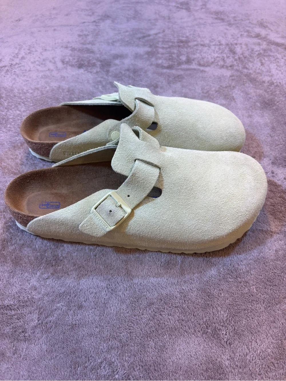 Birkenstock Boston Clog Slip On Light Mint Green Size 43/10-10.5